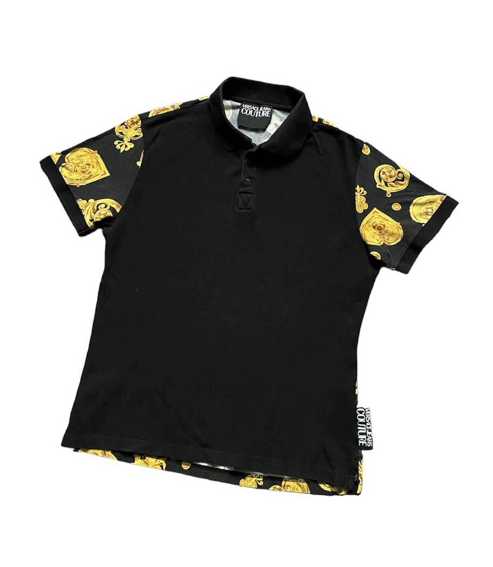 Versace Versace Jeans Couture Black Gold Polo t s… - image 2