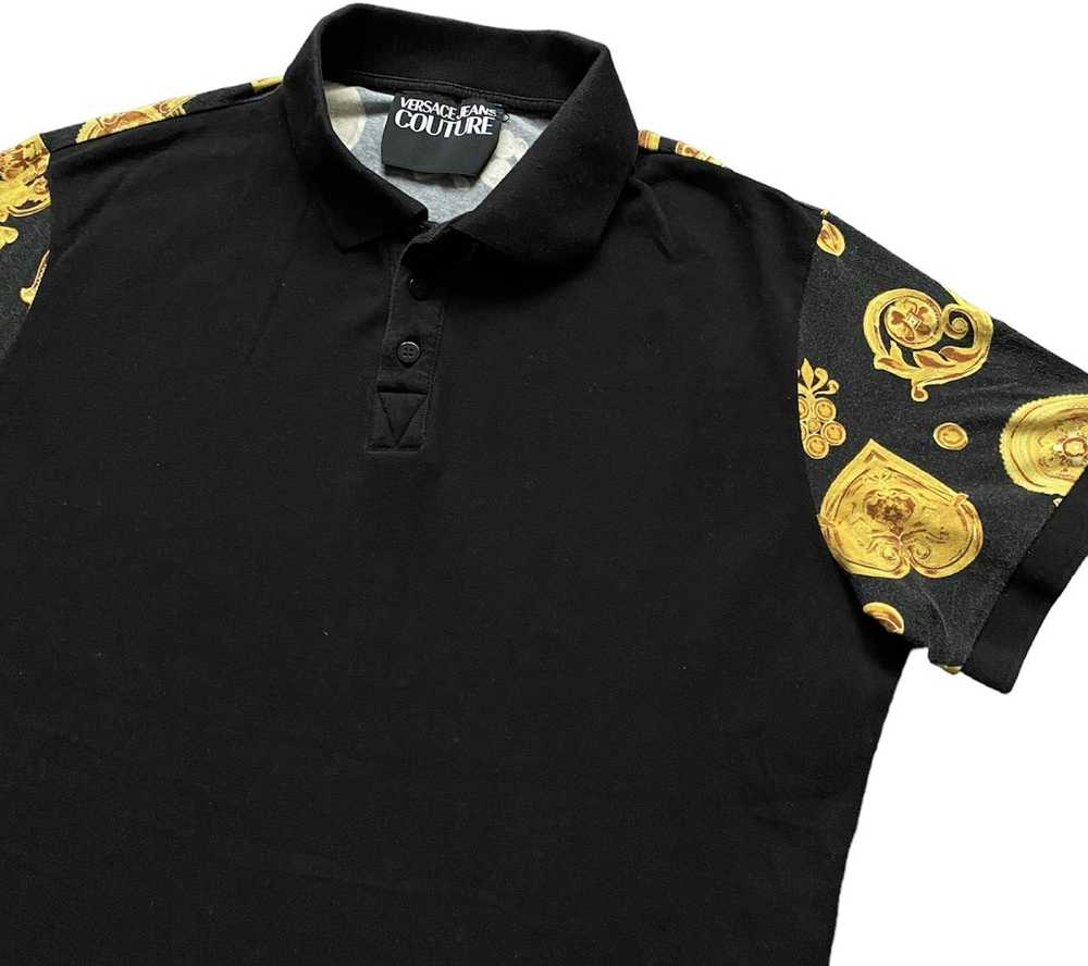 Versace Versace Jeans Couture Black Gold Polo t s… - image 3