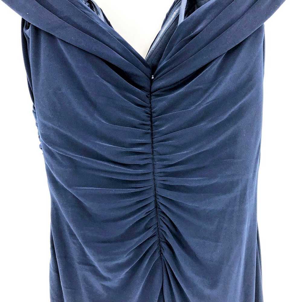 LA FEMME Formal Dress 2 Navy Blue 28389 Off The S… - image 10