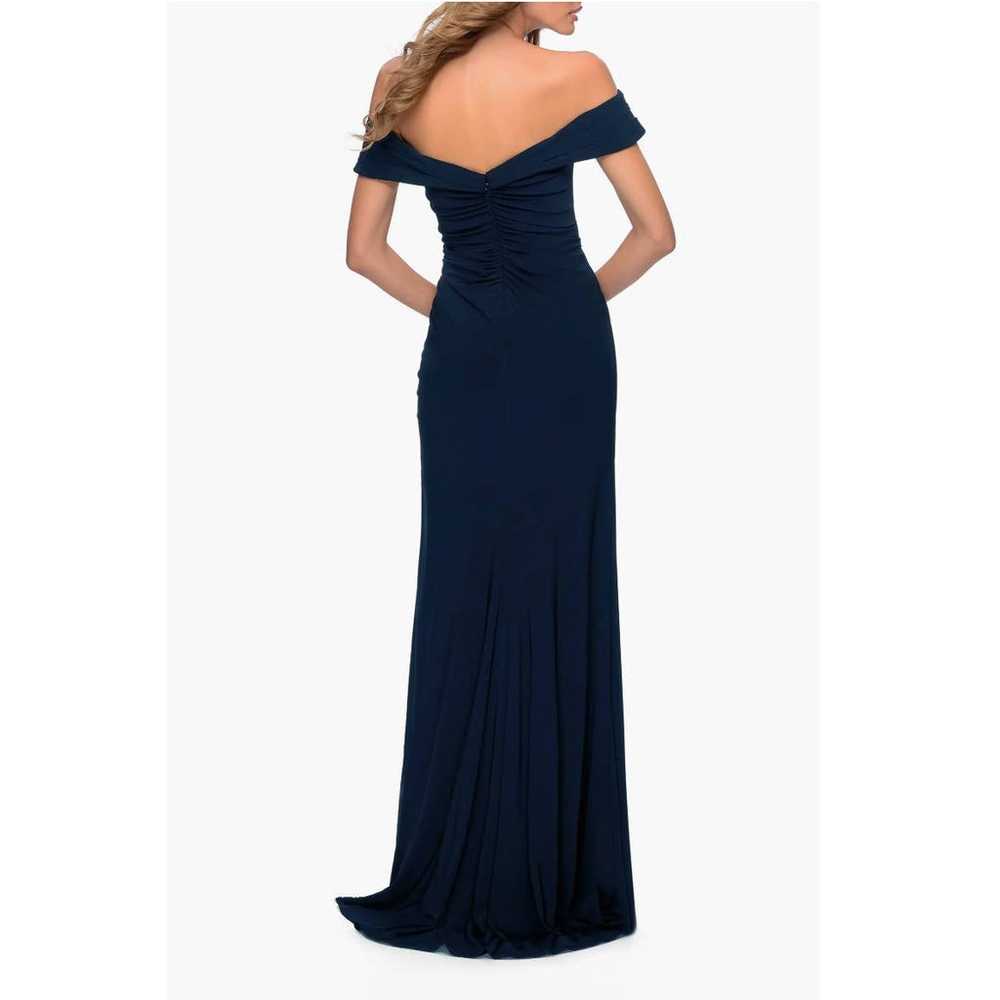 LA FEMME Formal Dress 2 Navy Blue 28389 Off The S… - image 3