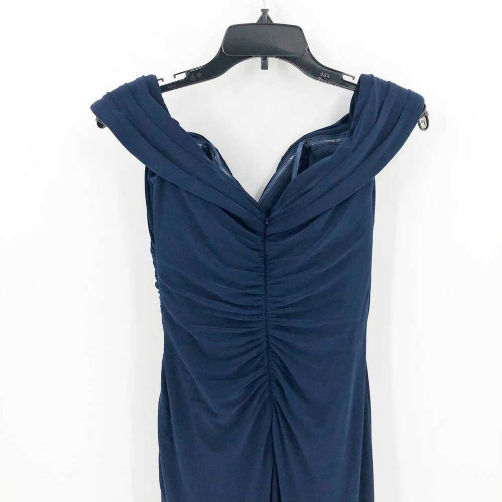 LA FEMME Formal Dress 2 Navy Blue 28389 Off The S… - image 9