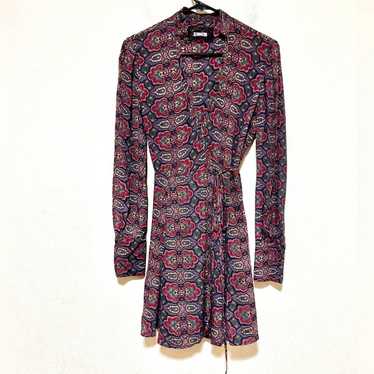 Reformation Paisley 70s Print Wrap Long Sleeve Co… - image 1