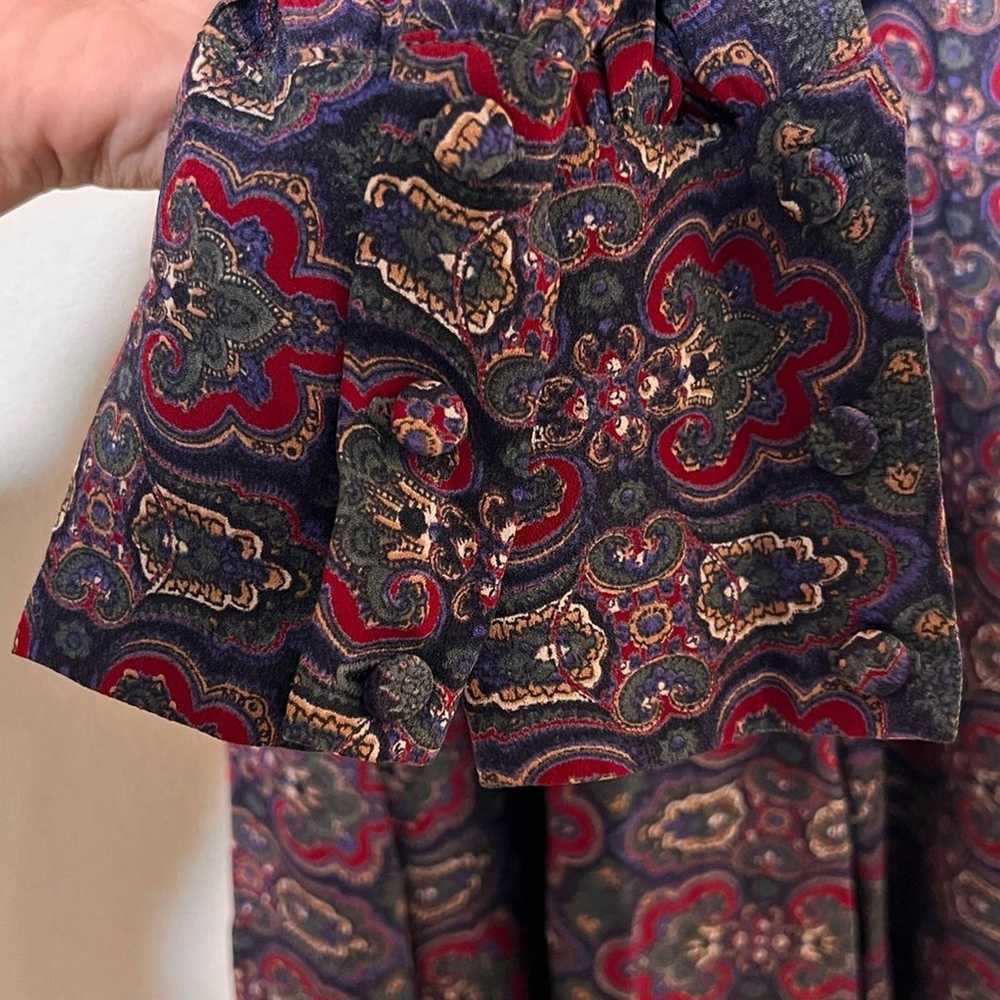 Reformation Paisley 70s Print Wrap Long Sleeve Co… - image 5