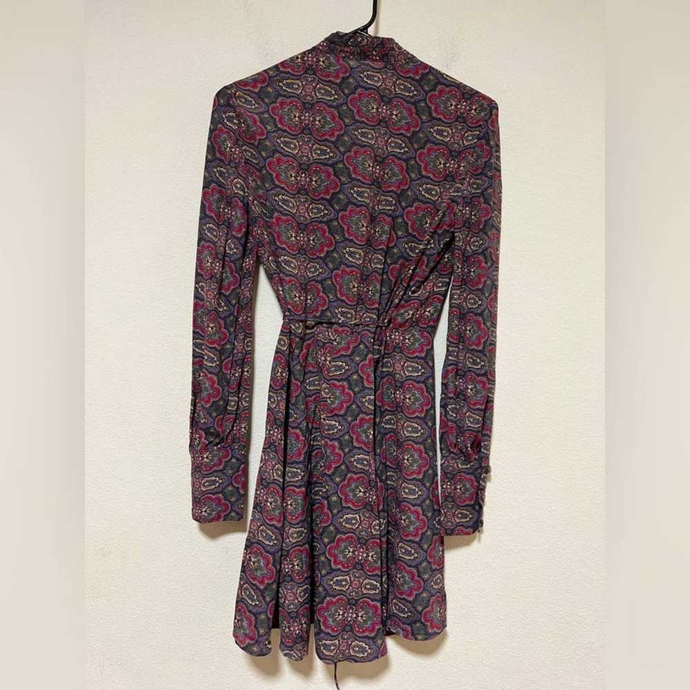 Reformation Paisley 70s Print Wrap Long Sleeve Co… - image 8