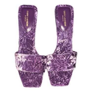 Saint Laurent Velvet heels - image 1