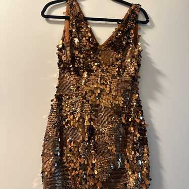 Ramy Brook Marly Sequin Mini Dress - image 1