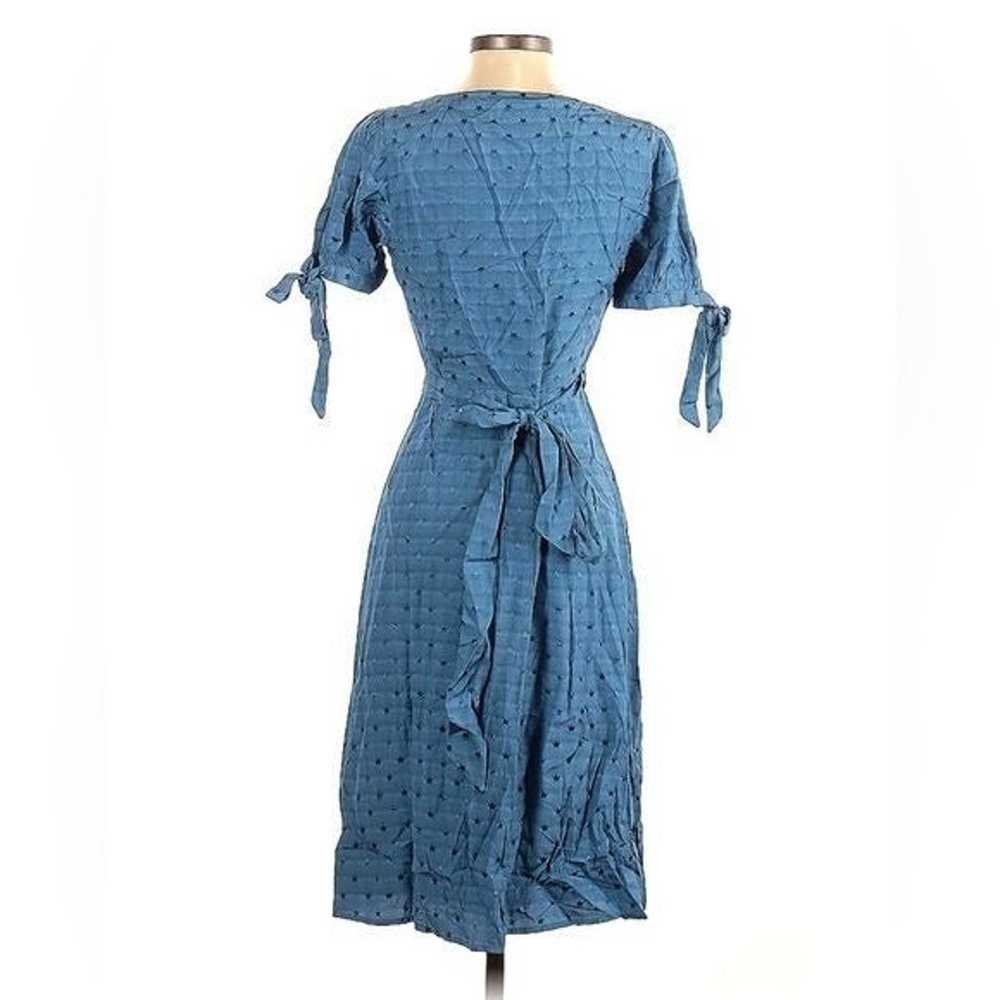 Majorelle Revolve Roxy Wrap Midi Dress in Chambra… - image 4