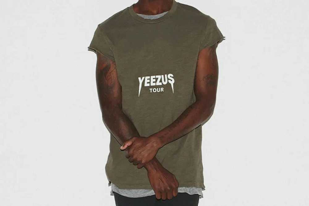 Kanye West Olive Kanye West Yeezus Tour Cutt Off … - image 7