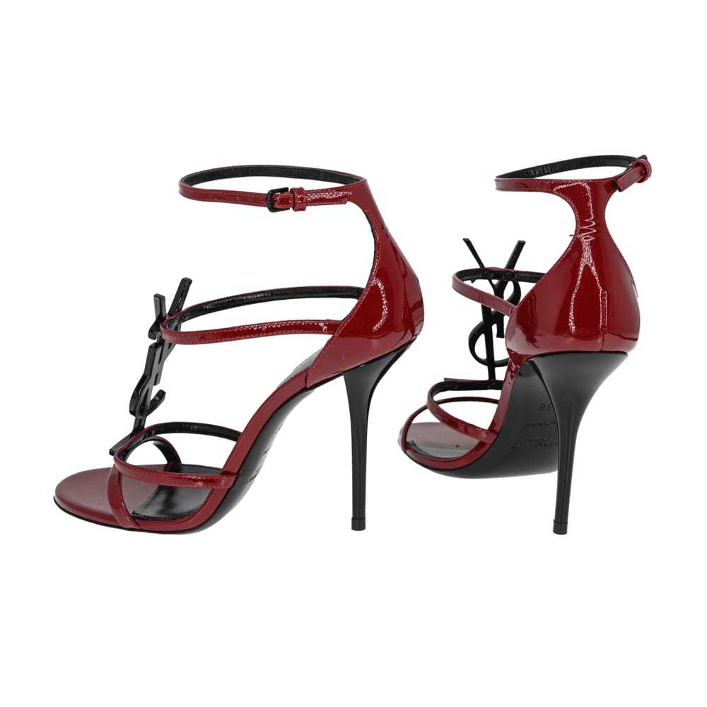 Saint Laurent Cassandra patent leather sandal - image 3