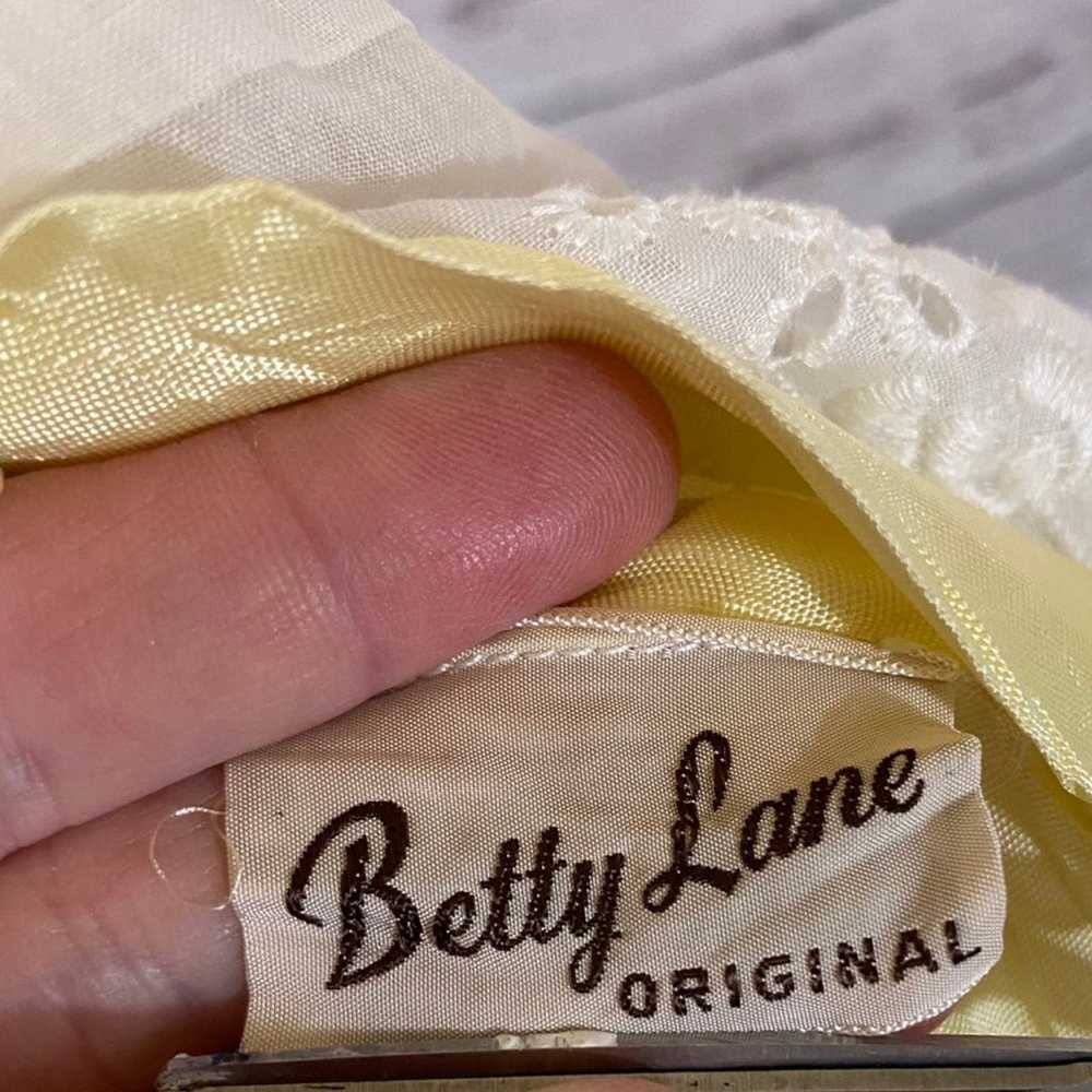 Vintage 50’s Betty Lane Original eyelet,scalloped… - image 12