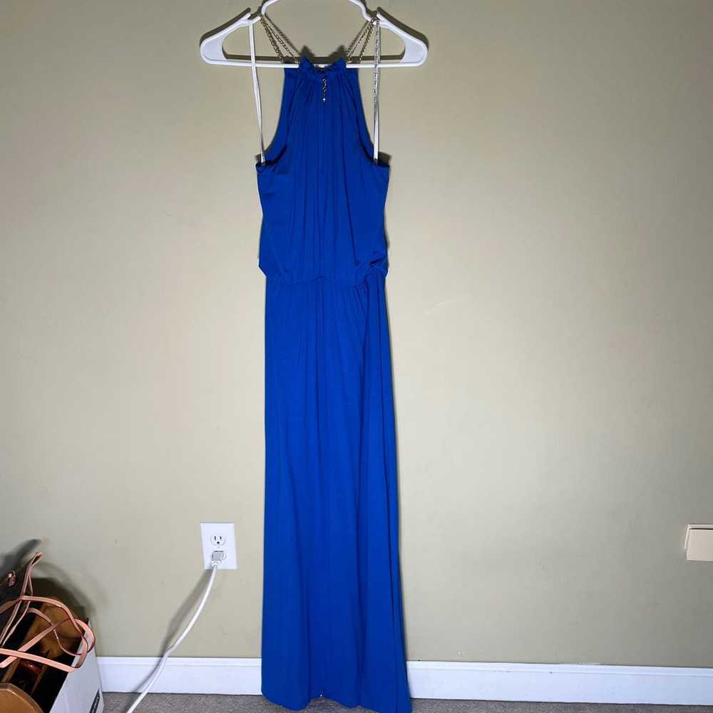 Lilly Pulitzer Inna Maxi dress Blue gold accents … - image 6
