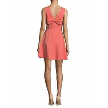 Kate Spade Coral Sleeveless Bow Back Fit and Flar… - image 1