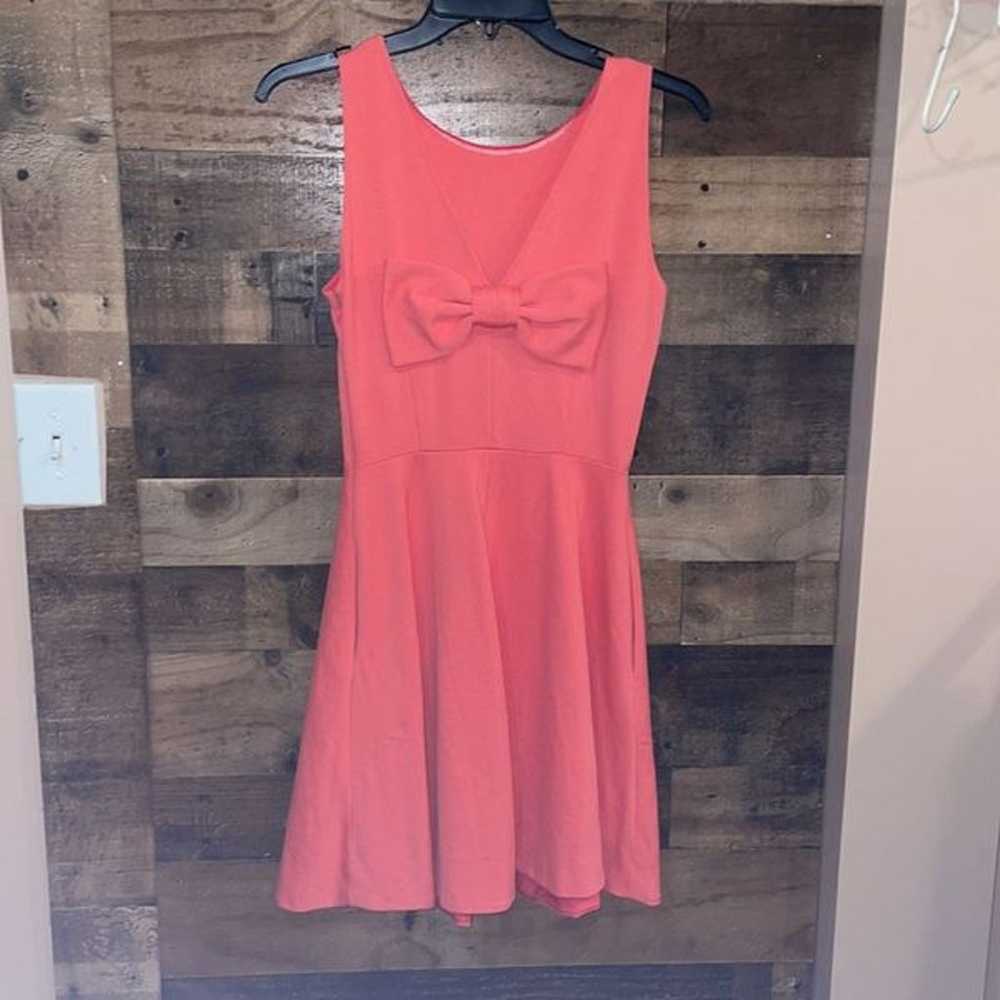 Kate Spade Coral Sleeveless Bow Back Fit and Flar… - image 7