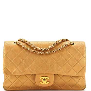 Chanel Vintage Classic Double Flap Bag Quilted Ca… - image 1