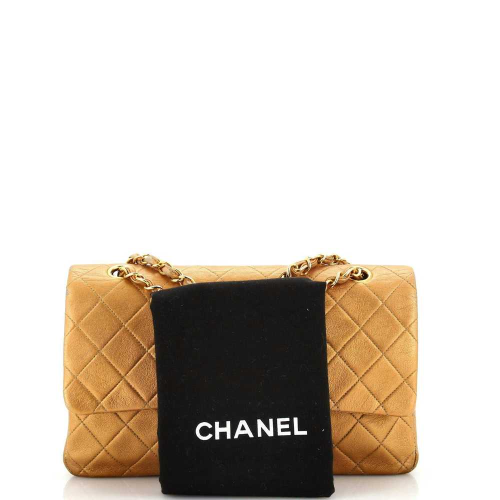 Chanel Vintage Classic Double Flap Bag Quilted Ca… - image 2