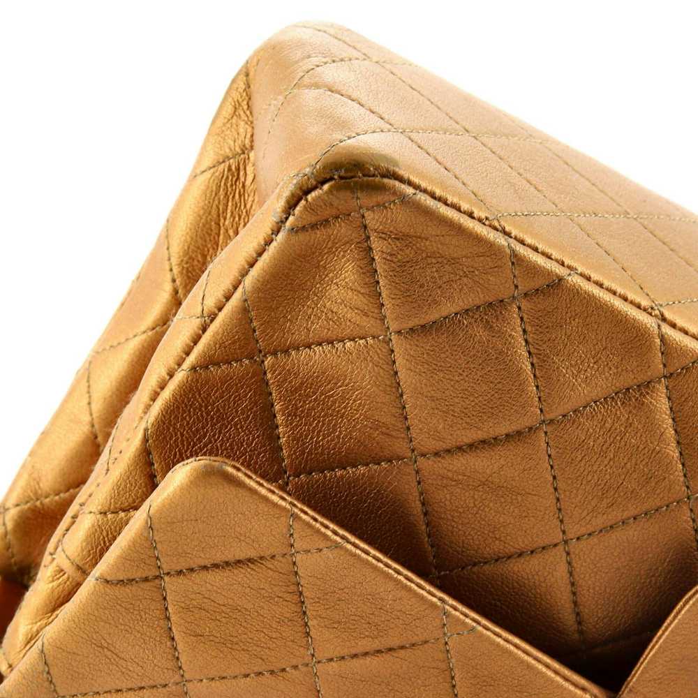 Chanel Vintage Classic Double Flap Bag Quilted Ca… - image 8