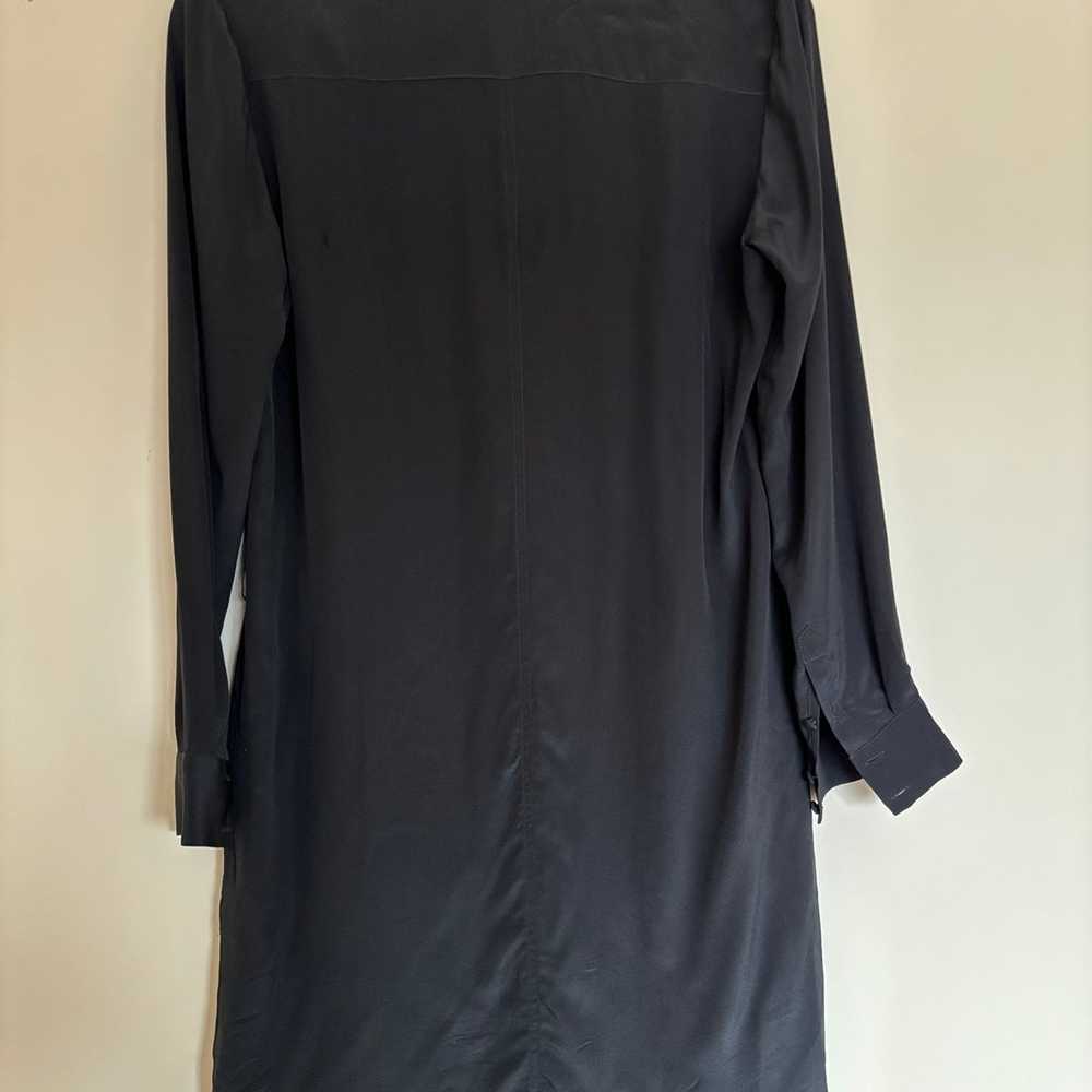 Sezane silk shirt dress -36 - image 5