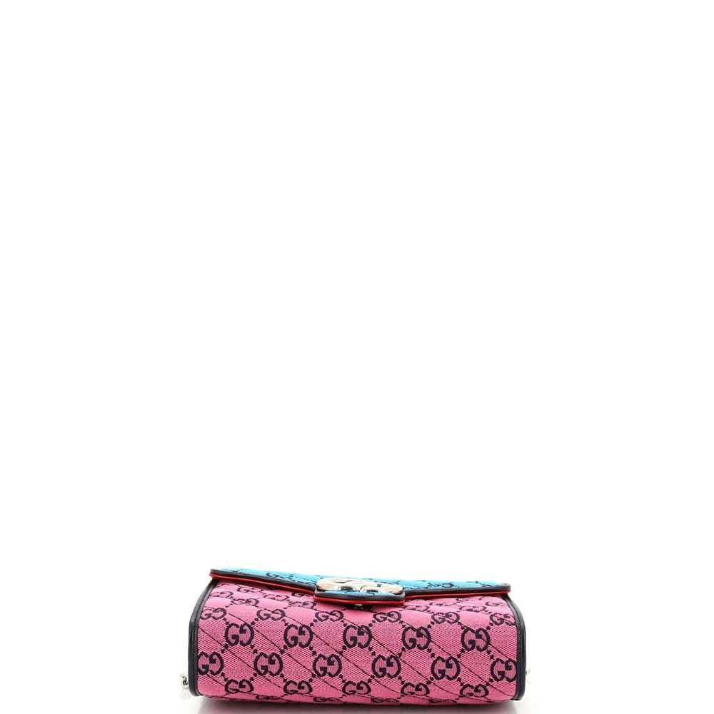 Gucci GG Marmont Chain Wallet Diagonal Quilted GG… - image 4