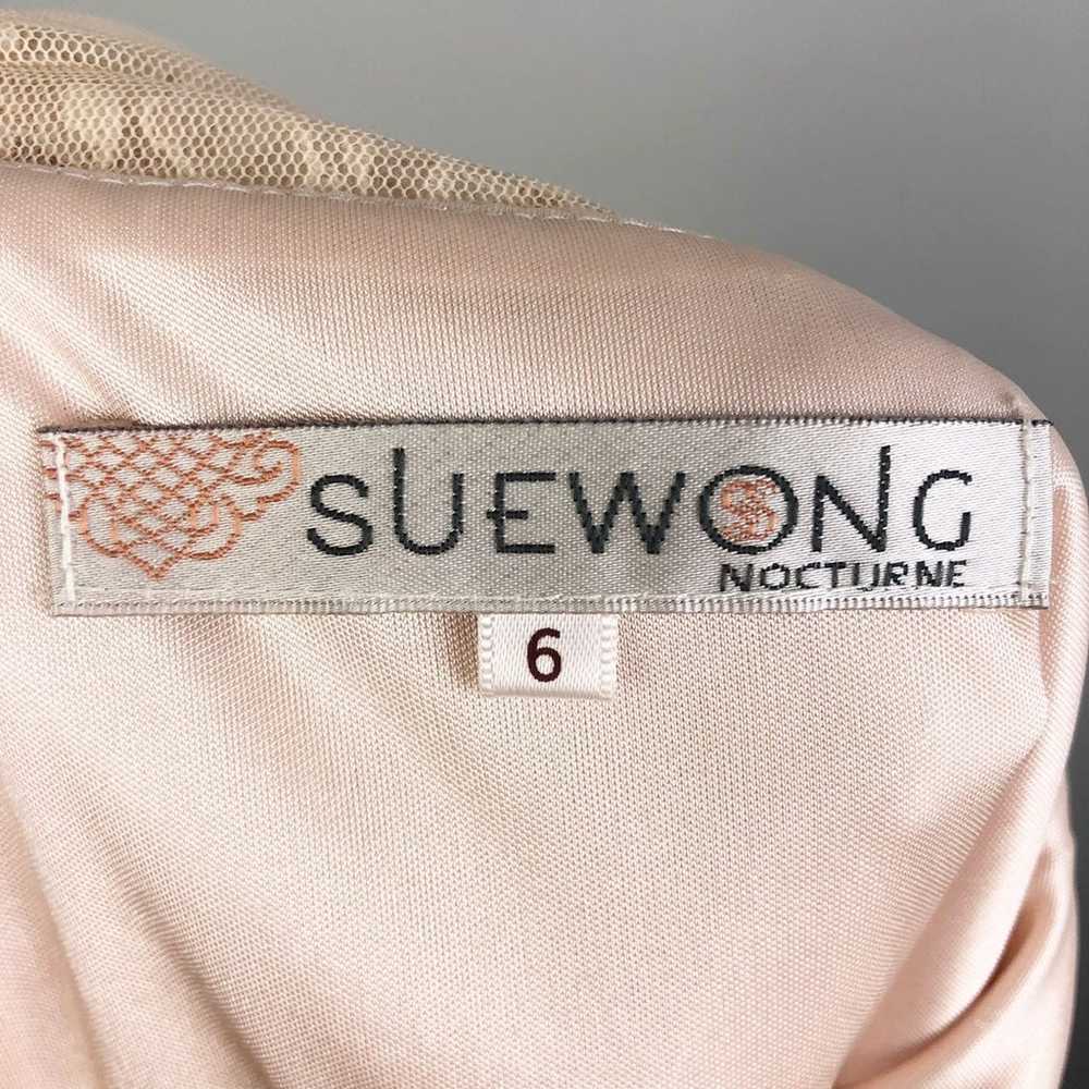 SUE WONG NOCTURNE | Lace Embellished Dress 3/4 Sl… - image 10