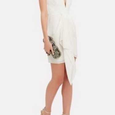 Michelle Mason white mini dress