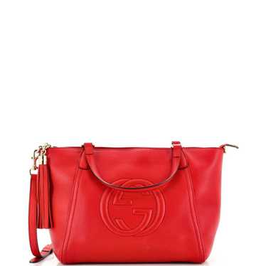 Gucci Soho Convertible Top Handle Bag Leather Smal