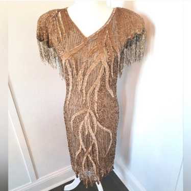 Vintage beaded dress - image 1