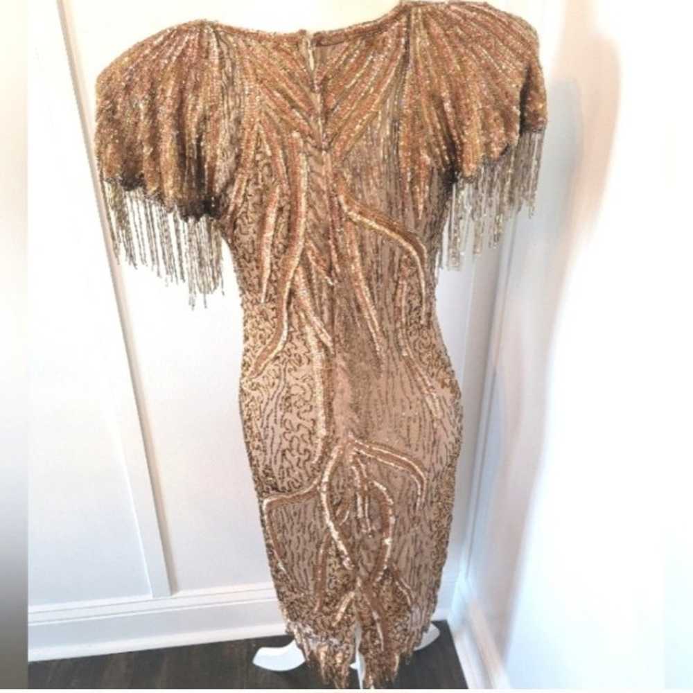 Vintage beaded dress - image 4