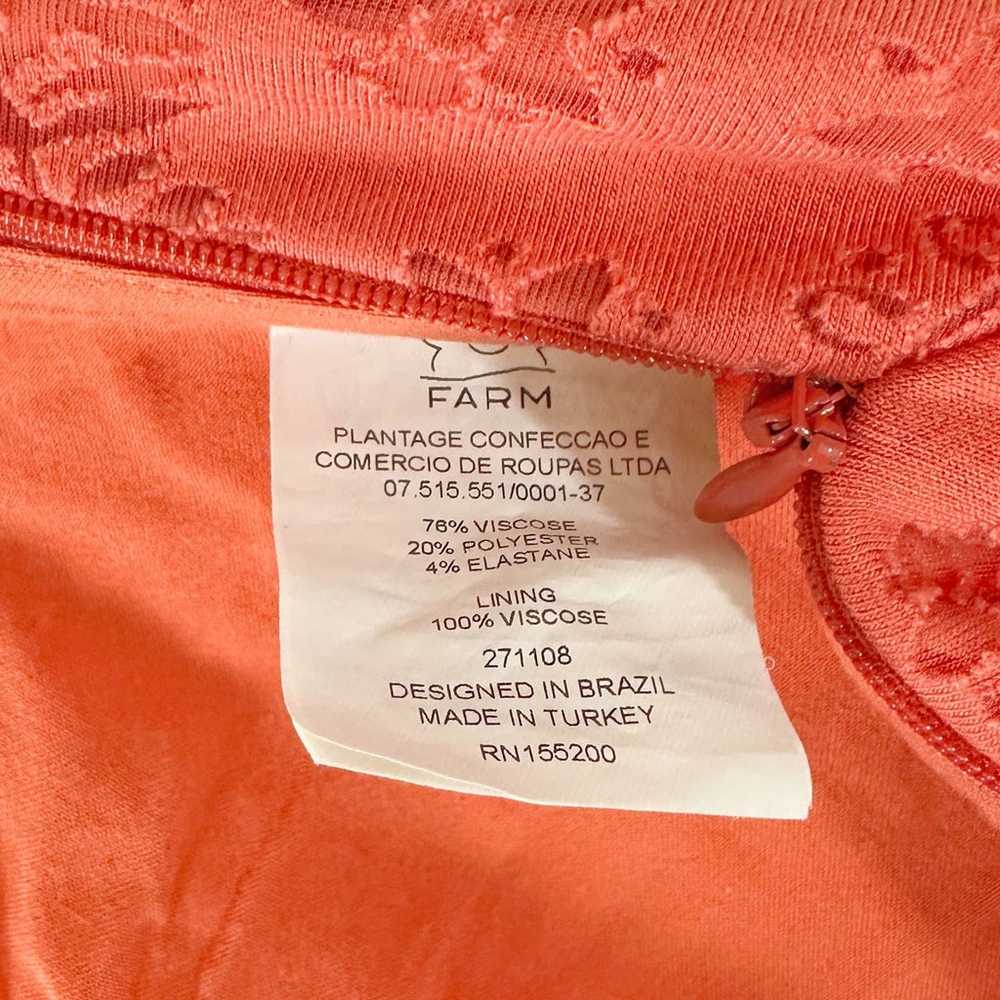 Farm Rio x Anthro Devore Maxi Dress - Coral Lace … - image 10