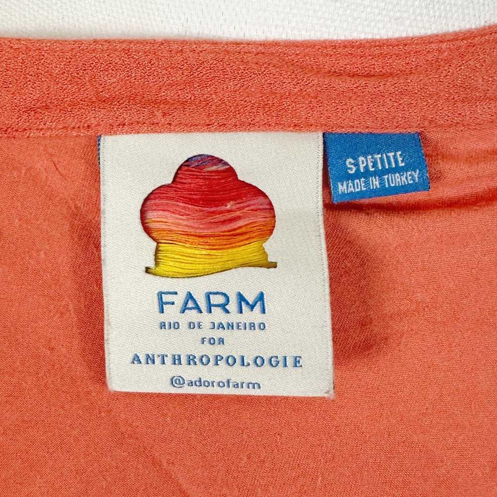 Farm Rio x Anthro Devore Maxi Dress - Coral Lace … - image 9