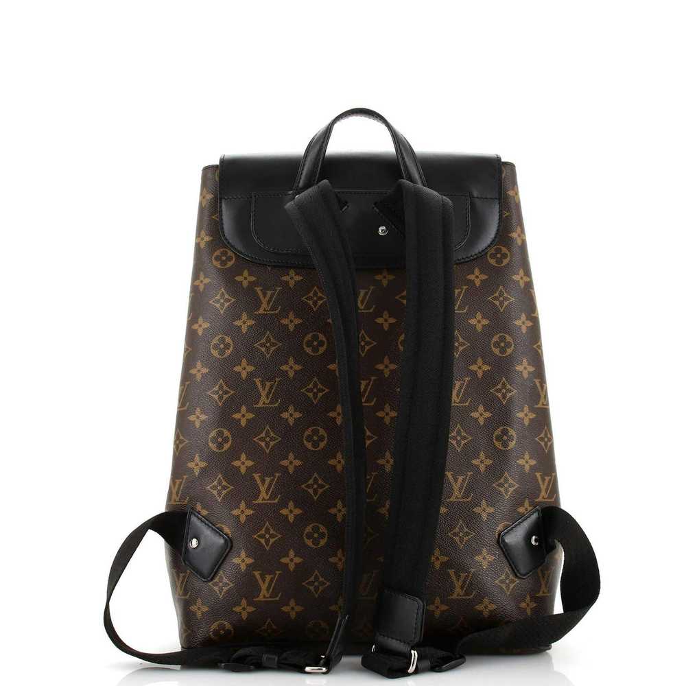 Louis Vuitton Palk Backpack Macassar Monogram Can… - image 3