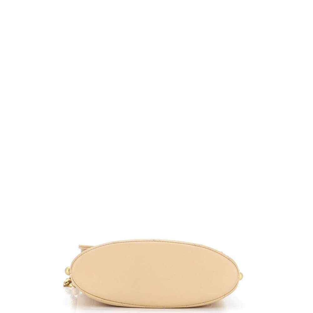 Chanel About Pearls Flap Hobo Quilted Calfskin Sm… - image 5