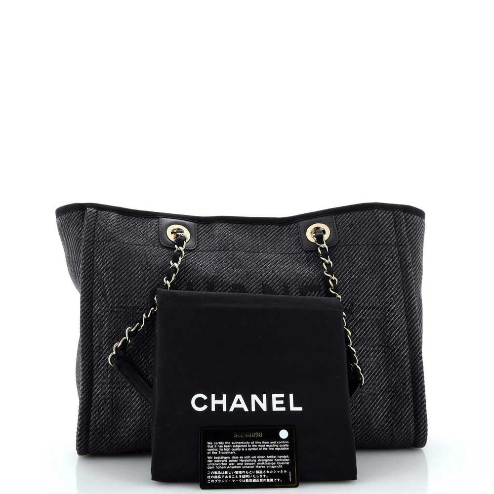 Chanel Deauville Tote Mixed Fibers Small - image 2