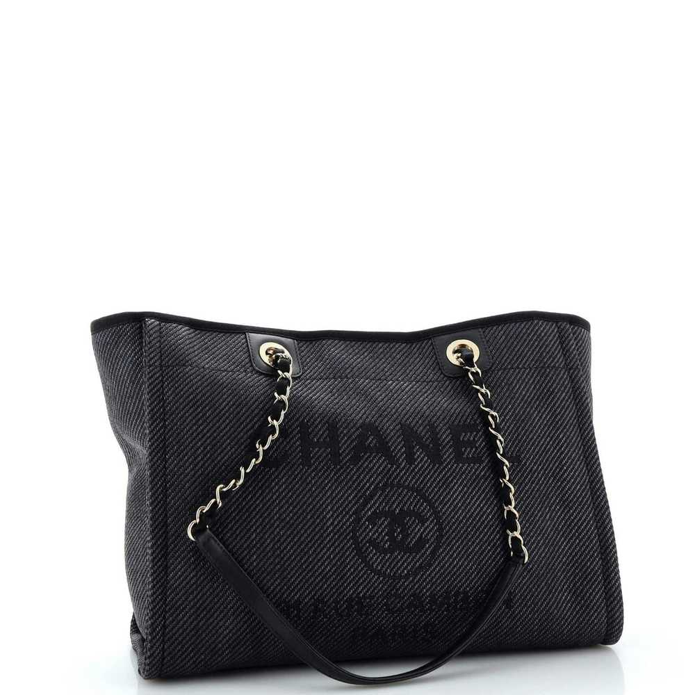 Chanel Deauville Tote Mixed Fibers Small - image 3