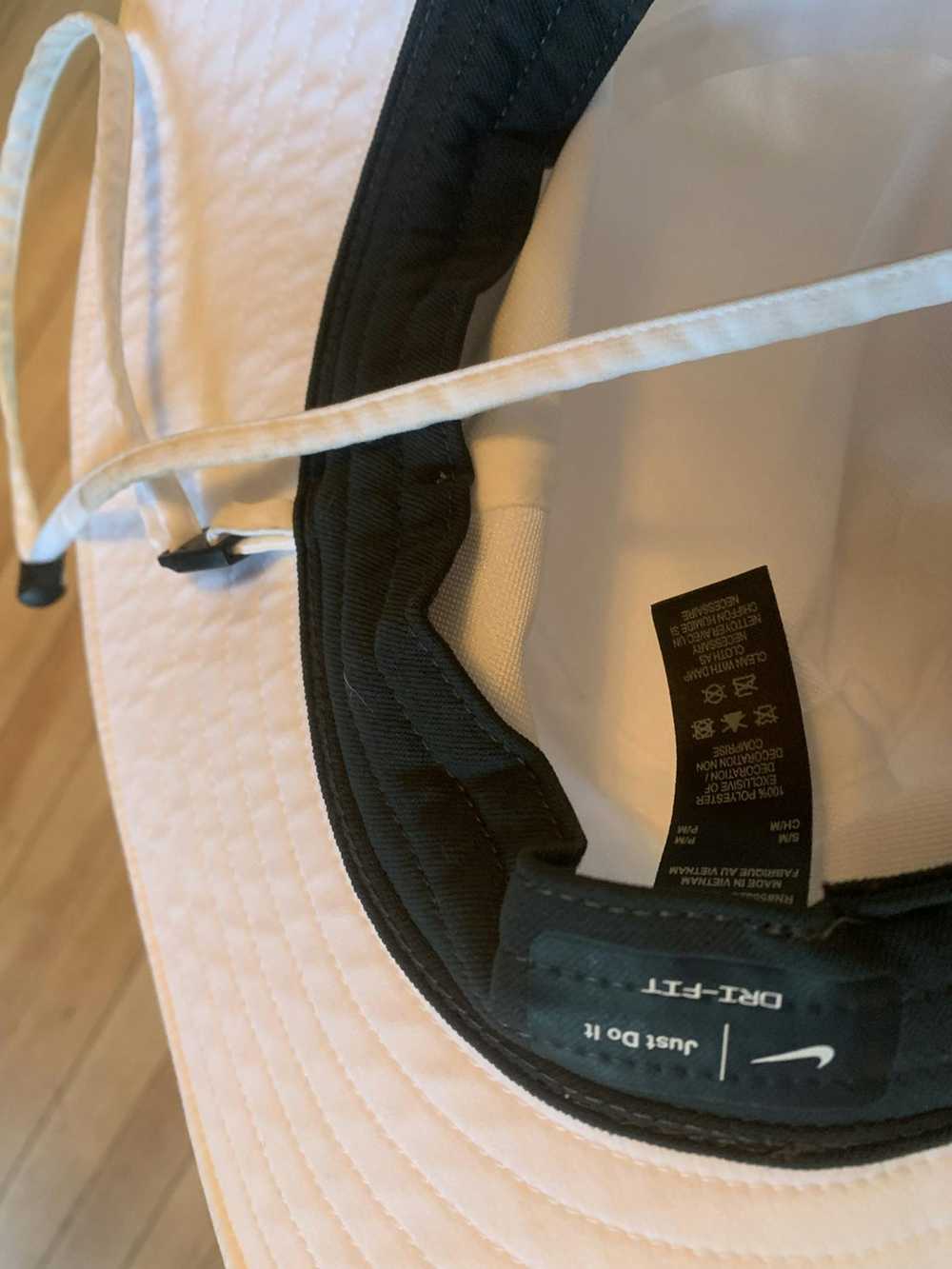 Nike Nike Bucket Hat White Big Swoosh Fishing Saf… - image 3