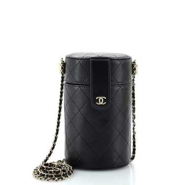 Chanel CC Allure Vanity Case with Chain Quilted L… - image 1