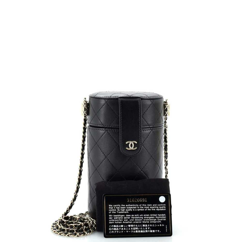 Chanel CC Allure Vanity Case with Chain Quilted L… - image 2