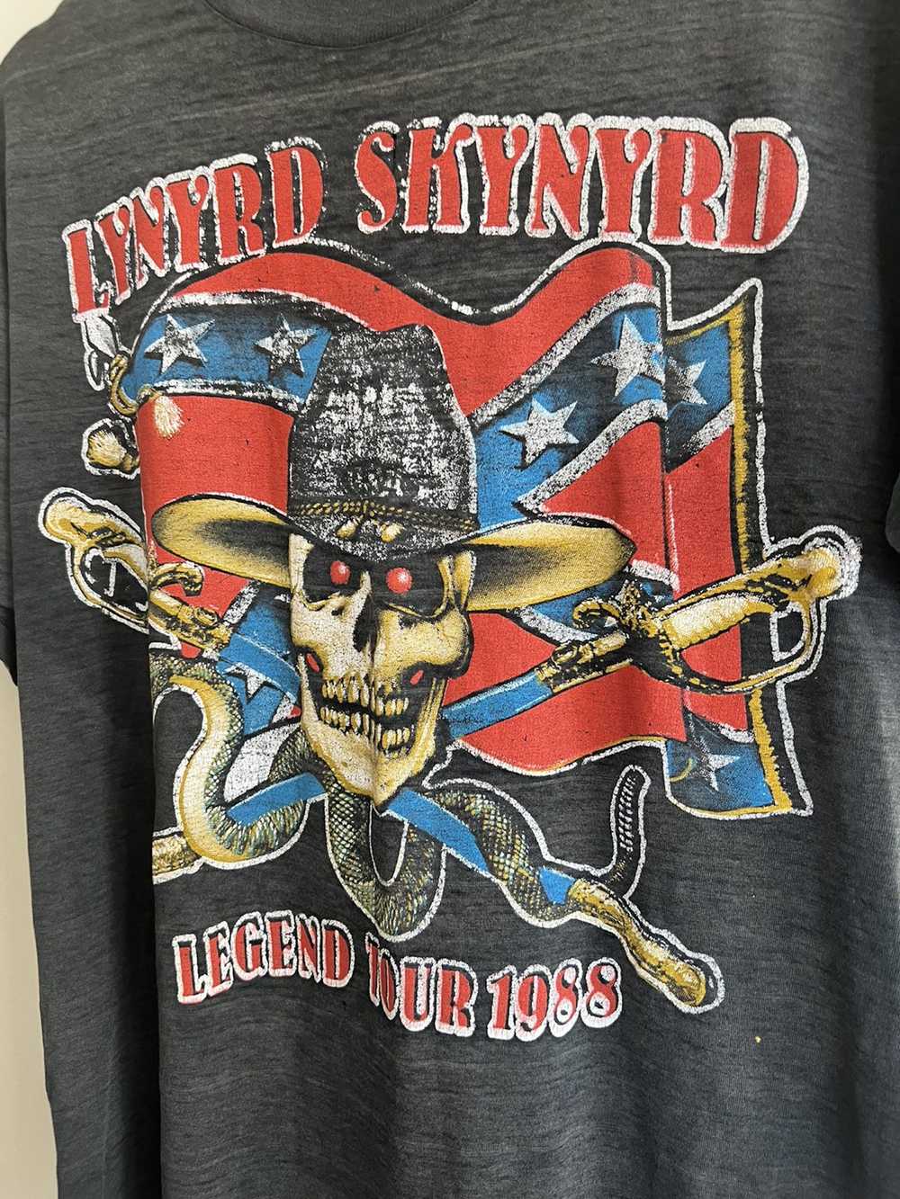 Band Tees × Vintage VINTAGE 1988 LYNYRD SKYNYRD W… - image 3