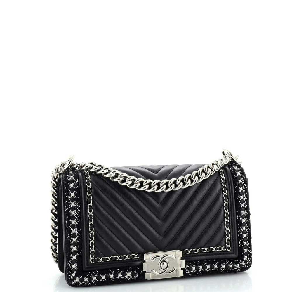 Chanel Jacket Boy Flap Bag Chevron Calfskin with … - image 2