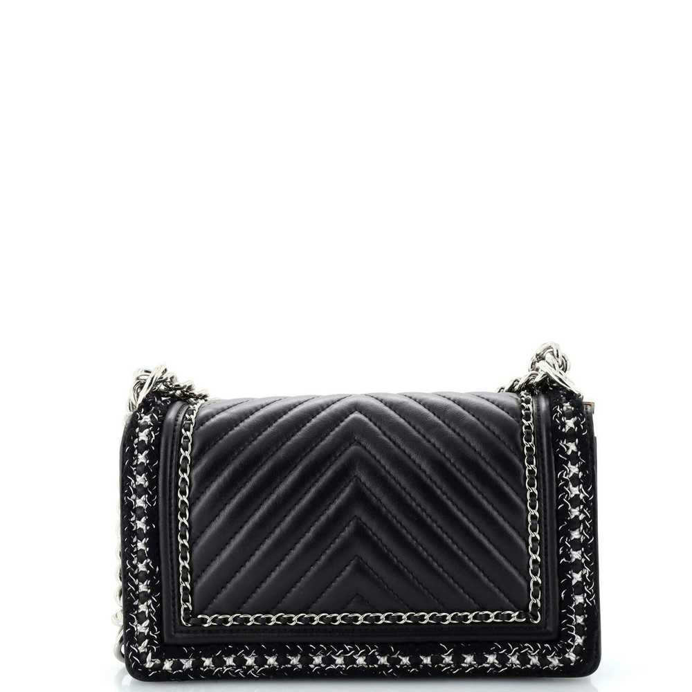 Chanel Jacket Boy Flap Bag Chevron Calfskin with … - image 3