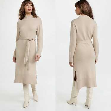 Rails Mila Tie Waist Turtleneck Sweater Dress in T