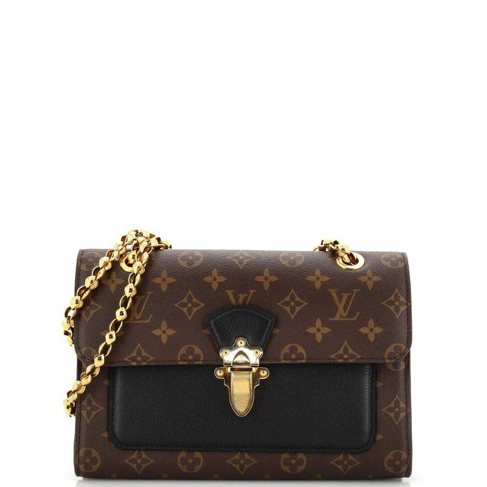 Louis Vuitton Victoire Handbag Monogram Canvas an… - image 1