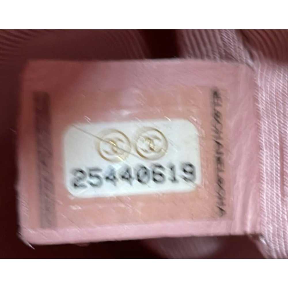 Chanel CC Clasp Flap Bag Studded Chevron Calfskin… - image 6