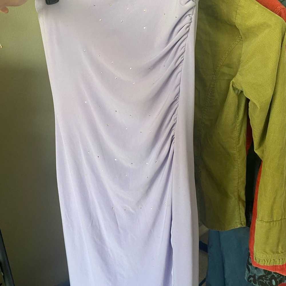 Rebecca Runway Lavender Dress - image 4