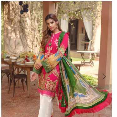 Pakistani branded Embroidered 3 piece