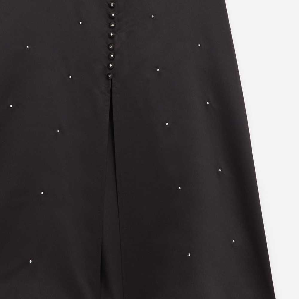 The Kooples Satin Long Black Dress with Studs - image 7