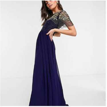 ASOS Virgos Lounge Lena Maxi Dress with Embellish… - image 1
