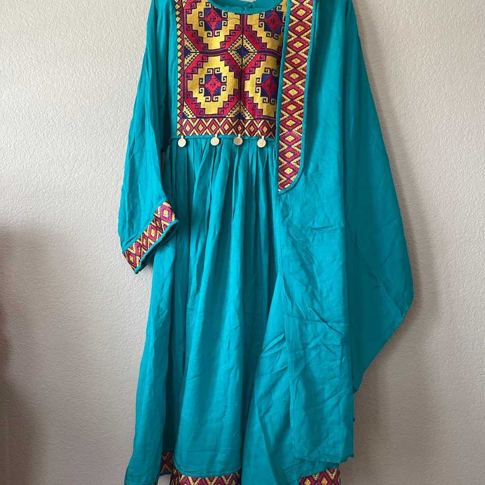 Afghan afghani dress - image 1