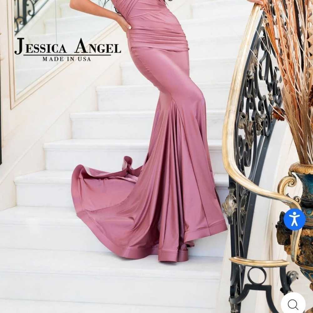 Gorgeous Emerald Green Evening Gown- Jessica Angel - image 2