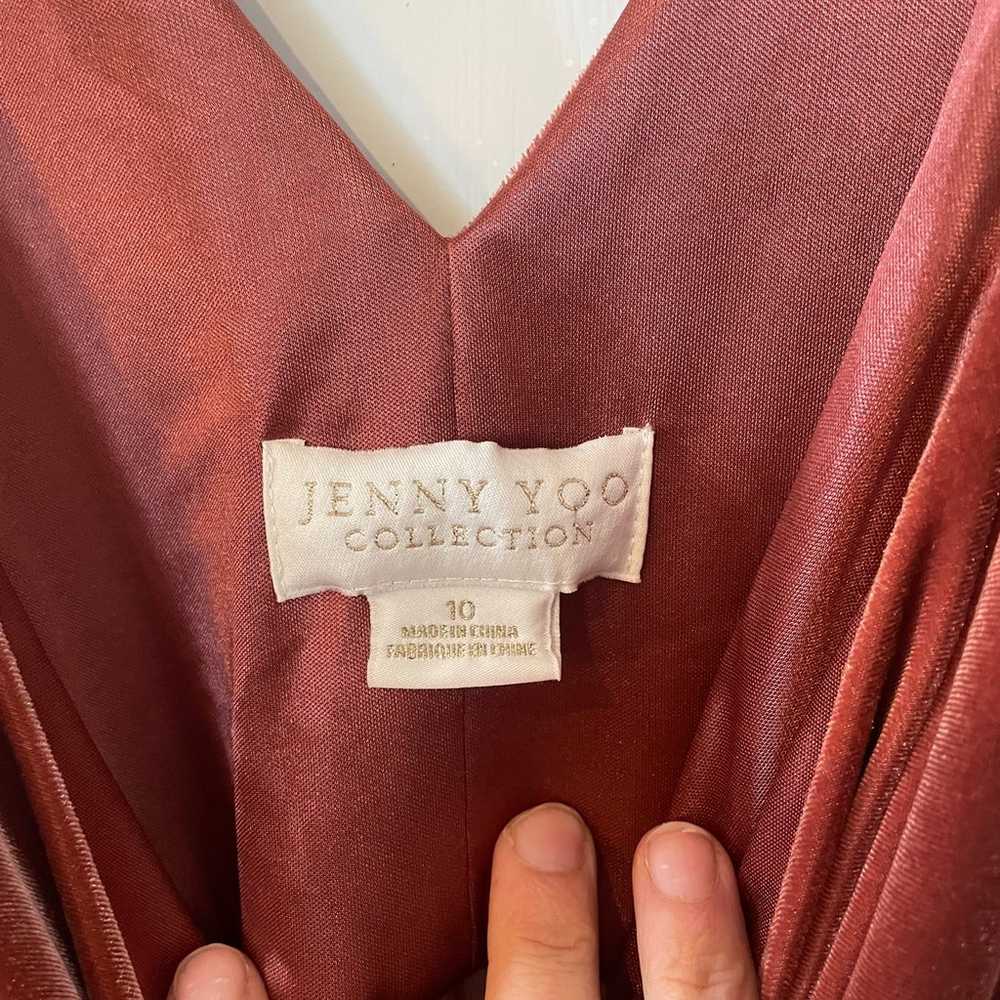 Jenny Yoo Andi Velvet Wrap Dress - image 3