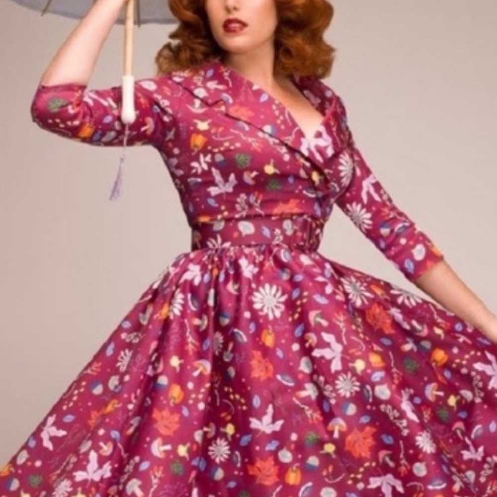 Pinup Coture Dapper Day Dress - Birdie - image 11